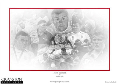 Jason Leonard - England and Harlequins by Stephen Doig.