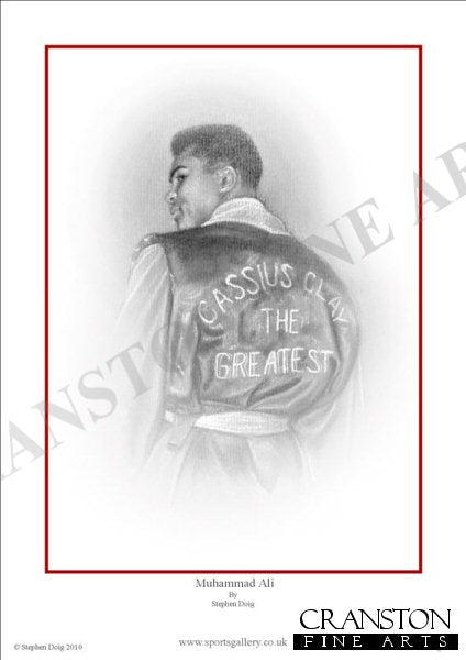 Muhammad Ali - Cassius Clay by Stephen Doig.