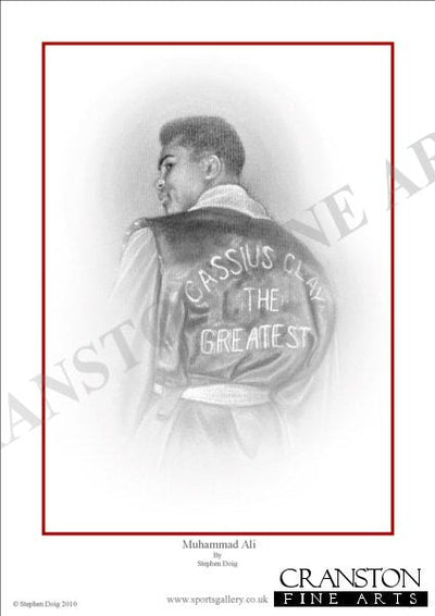 Muhammad Ali - Cassius Clay by Stephen Doig.