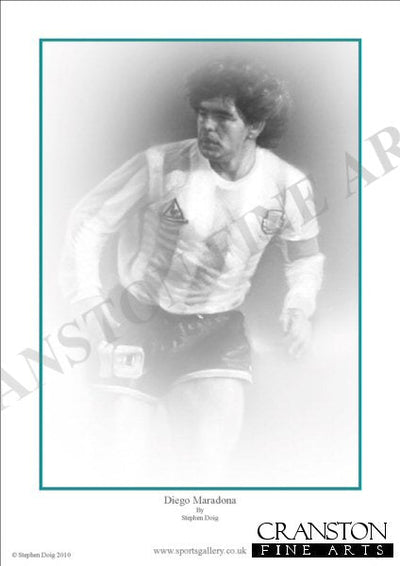 Diego Maradona by Stephen Doig.