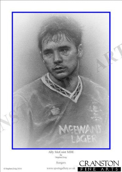 Ally McCoist MBE - Rangers by Stephen Doig.