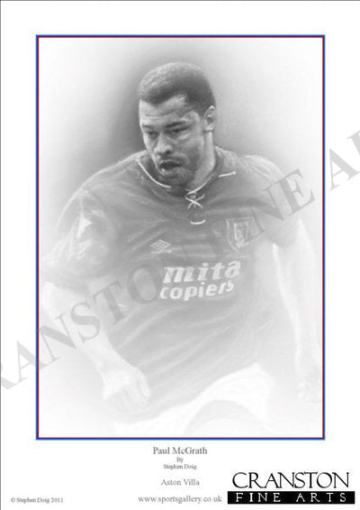 Paul McGrath - Aston Villa by Stephen Doig.