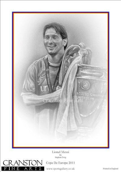 Lionel Messi - Copa De Europa 2011 by Stephen Doig.