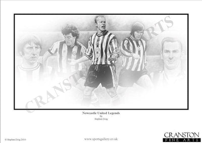 Newcastle United Legends by Stephen Doig.