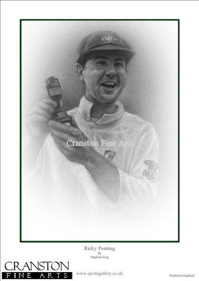 Ricky Ponting by Stephen Doig.