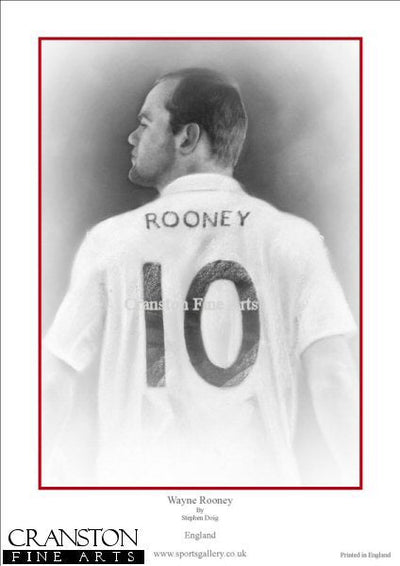 Wayne Rooney - England by Stephen Doig.