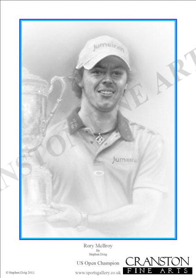 Rory McIlroy - US Open Champion by Stephen Doig.