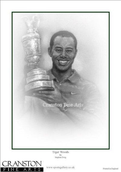 Tiger Woods by Stephen Doig.
