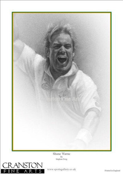 Shane Warne by Stephen Doig.