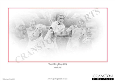 England - World Cup Glory 2003 by Stephen Doig.