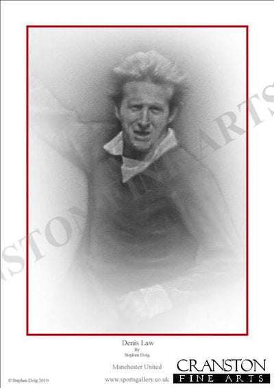 Denis Law - Manchester United by Stephen Doig.