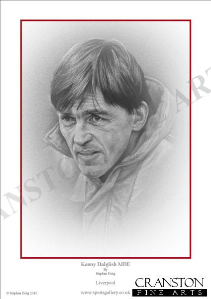 Kenny Dalglish MBE by Stephen Doig.