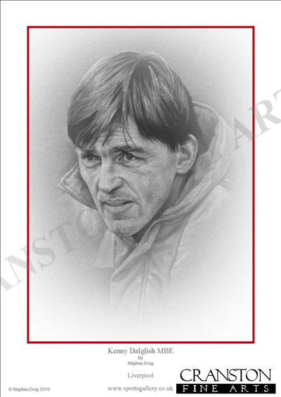 Kenny Dalglish MBE by Stephen Doig.
