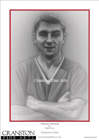 Duncan Edwards - Manchester United by Stephen Doig.