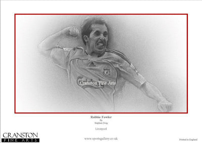 Robbie Fowler - Liverpool by Stephen Doig.