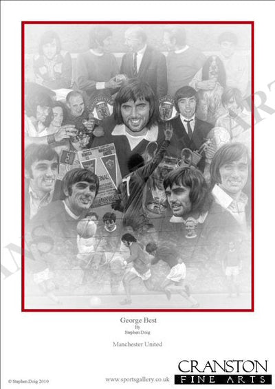 George Best Montage by Stephen Doig.
