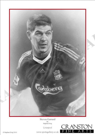 Steven Gerrard - Liverpool by Stephen Doig.