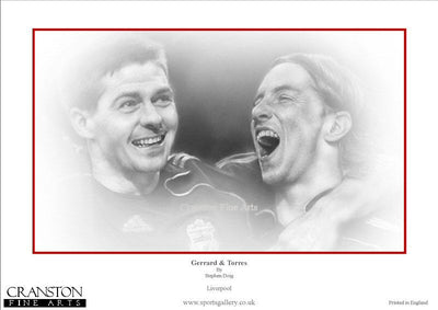 Gerrard and Torres - Liverpool by Stephen Doig.