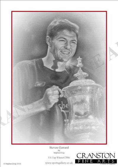 Liverpool - FA Cup Winners 2006 - Steven Gerrard by Stephen Doig.