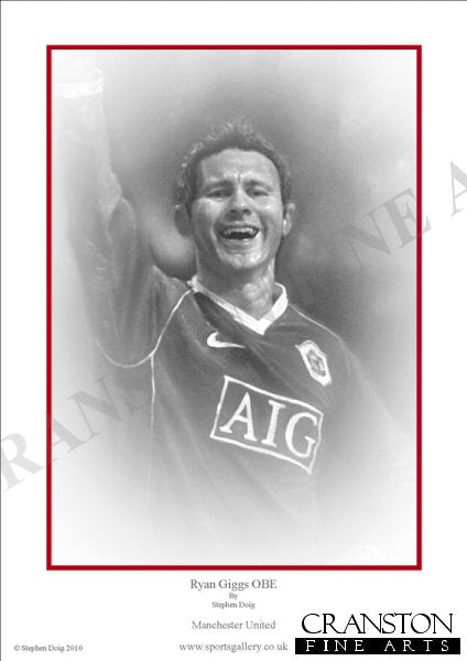 Ryan Giggs OBE - Manchester United by Stephen Doig.