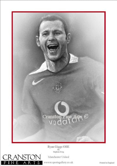 Ryan Giggs OBE by Stephen Doig.