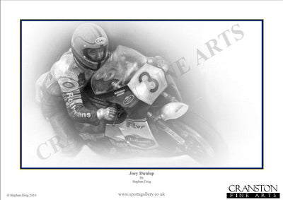 Joey Dunlop by Stephen Doig.