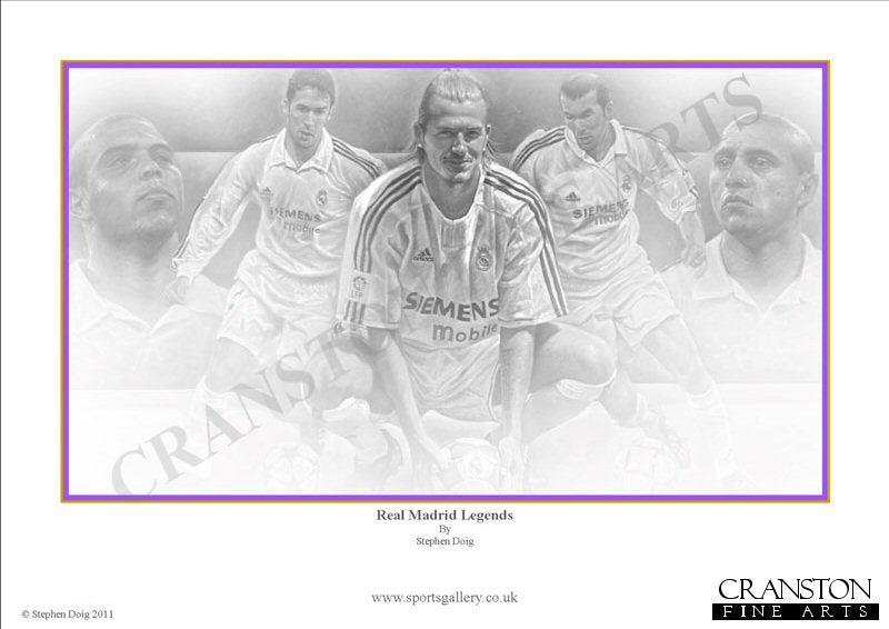 Real Madrid Legends by Stephen Doig.