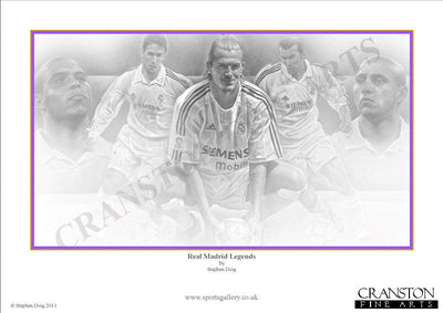 Real Madrid Legends by Stephen Doig.