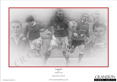 Legends - Manchester United by Stephen Doig.