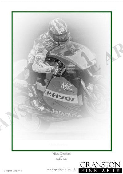 Mick Doohan by Stephen Doig.