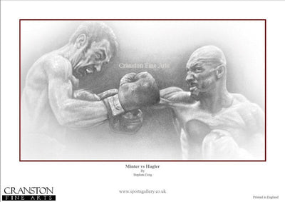 Minter vs Hagler by Stephen Doig.