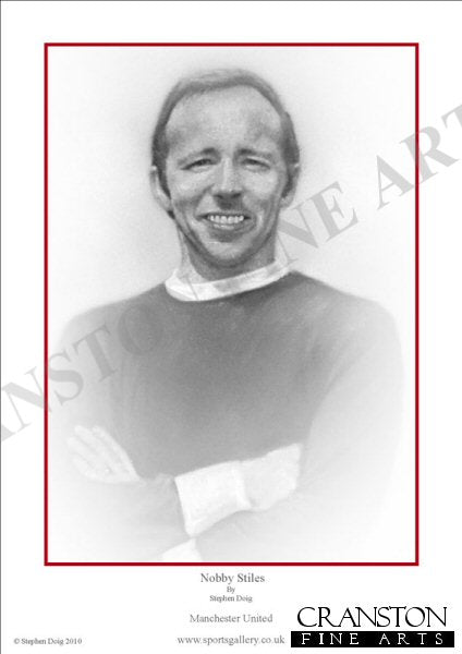 Nobby Stiles - Manchester United by Stephen Doig.