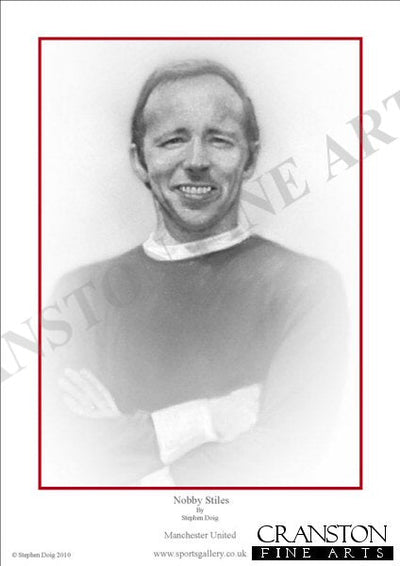 Nobby Stiles - Manchester United by Stephen Doig.