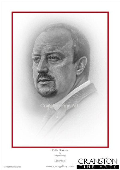 Rafa Benitez - Liverpool by Stephen Doig.