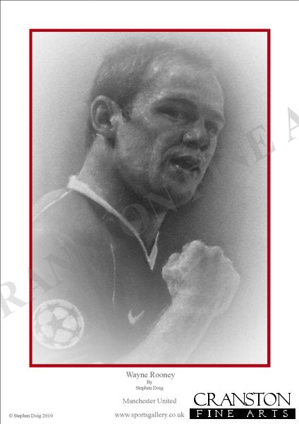 Manchester United - Wayne Rooney by Stephen Doig.