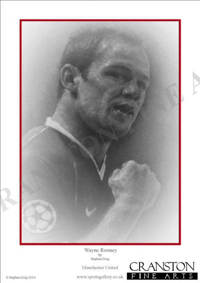 Manchester United - Wayne Rooney by Stephen Doig.