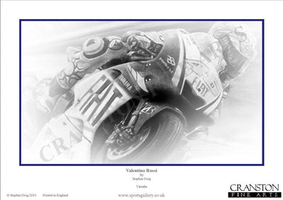 Valentino Rossi - Yamaha by Stephen Doig.