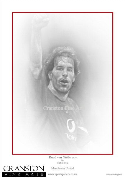 Ruud van Nistelrooy - Manchester United by Stephen Doig.
