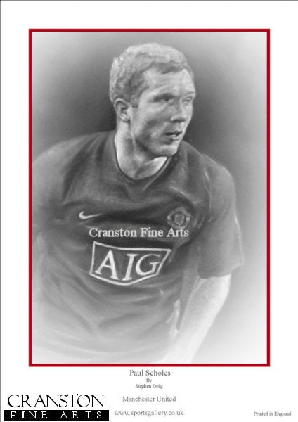 Paul Scholes - Manchester United by Stephen Doig.