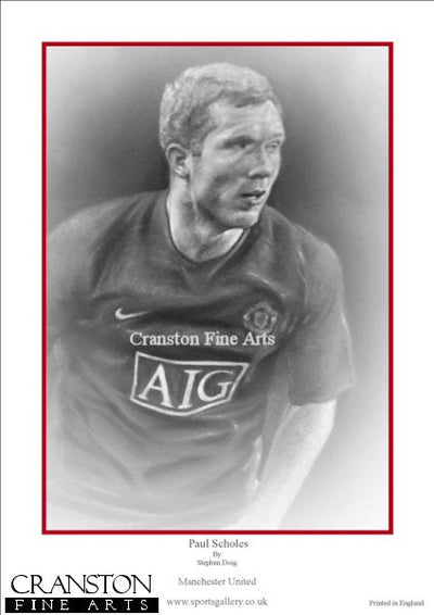 Paul Scholes - Manchester United by Stephen Doig.