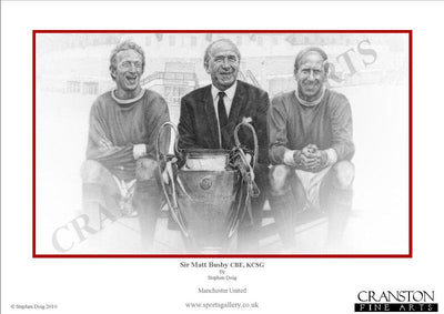 Sir Matt Busby CBE, KCSG by Stephen Doig.