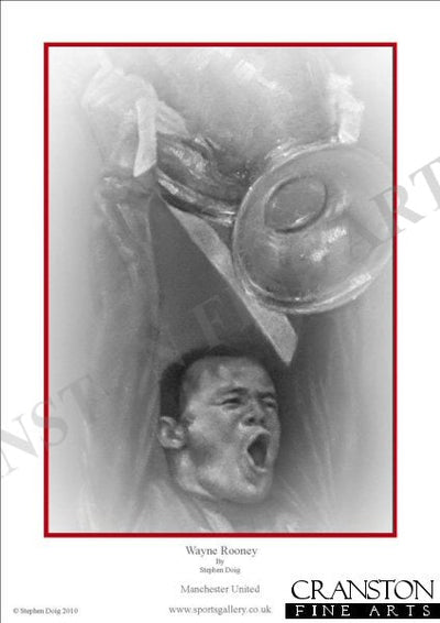Wayne Rooney - European Champion by Stephen Doig.