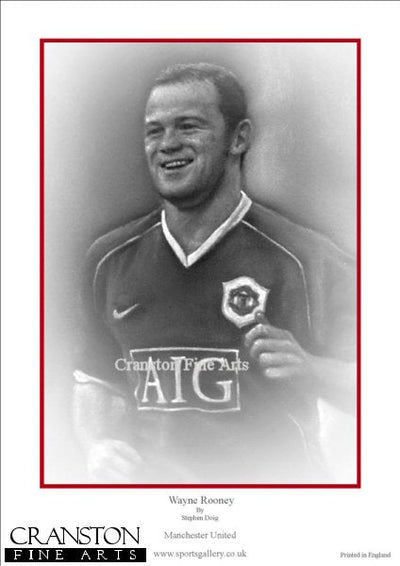 Wayne Rooney - Manchester United by Stephen Doig.