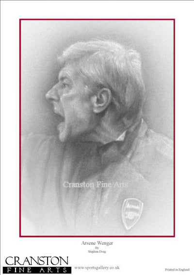 Arsene Wenger by Stephen Doig.