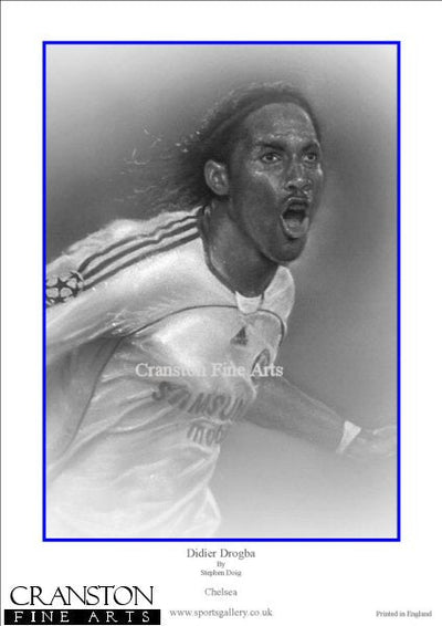 Didier Drogba - Chelsea by Stephen Doig.