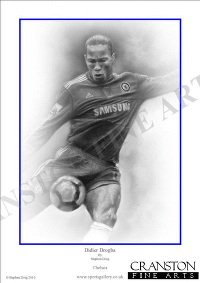 Chelsea - Didier Drogba by Stephen Doig.