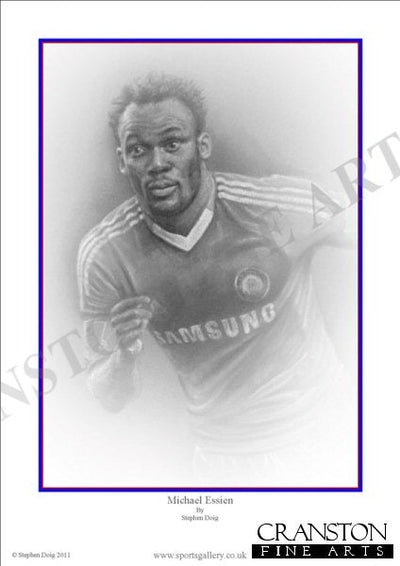 Michael Essien - Chelsea by Stephen Doig.