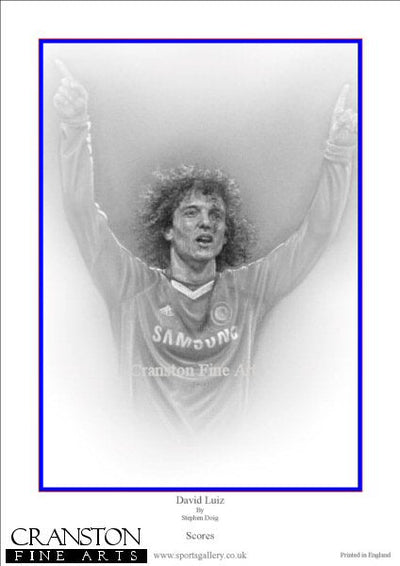 David Luiz - Chelsea by Stephen Doig.