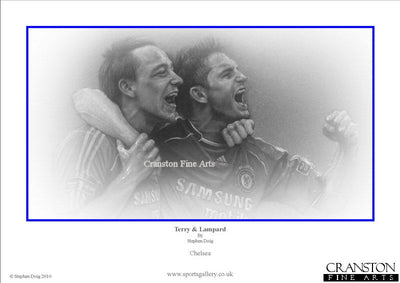 John Terry and Frank Lampard - Chelsea by Stephen Doig.