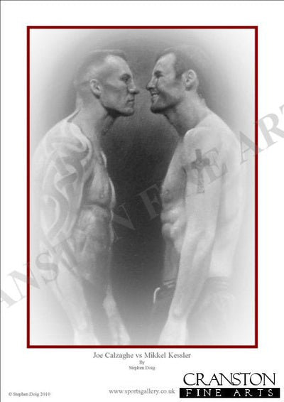 Joe Calzaghe vs Mikkel Kessler by Stephen Doig.